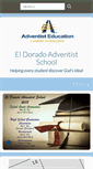 Mobile Screenshot of eldoradoadventistschool.com